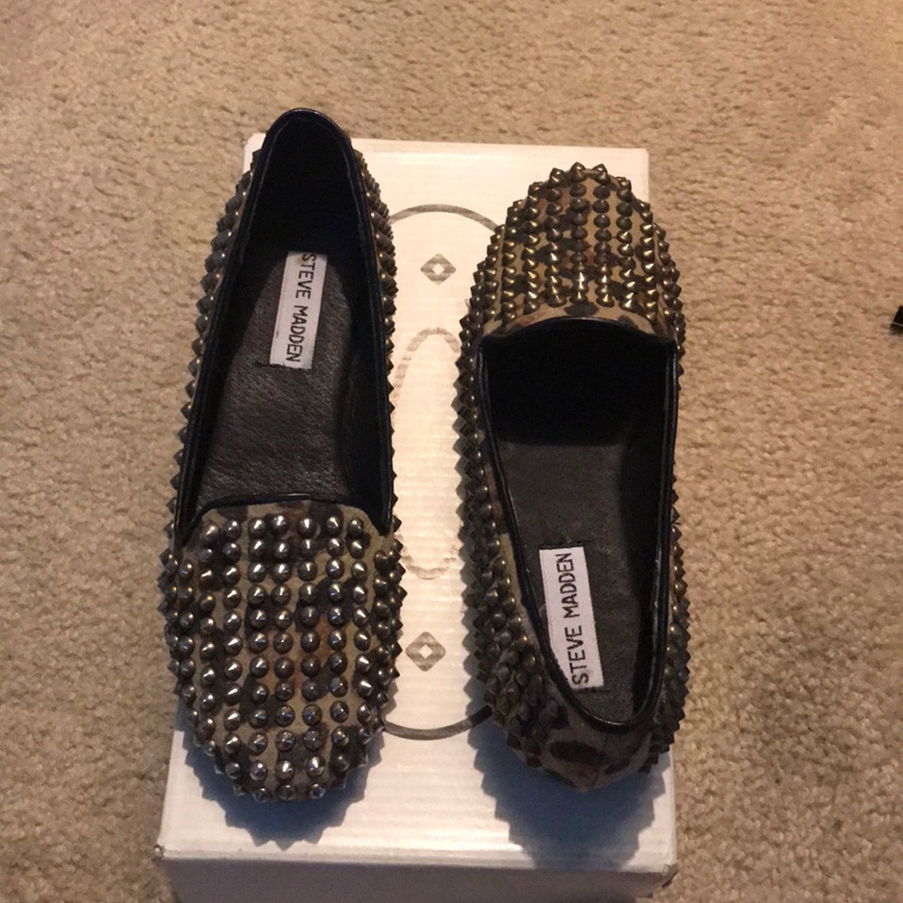 Steven Madden Studly-L leopard flats